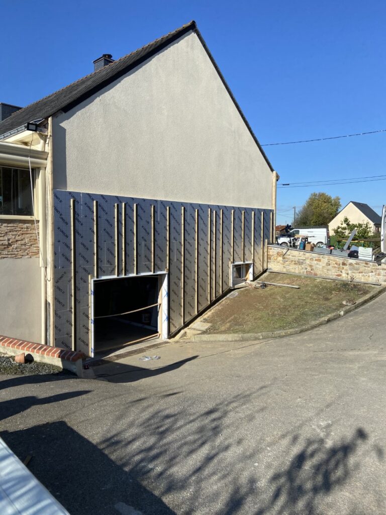 Isolation extérieur à Ancenis